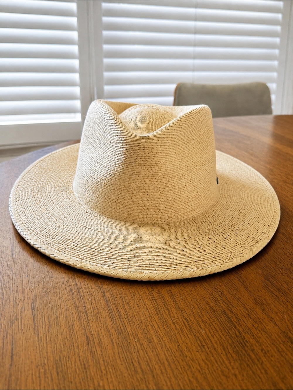 Brixton Natural Straw Fedora Hat